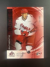 2025-26 SP gioco usato Alexander Nikishin autentico Esordienti /399 SP Hurricanes