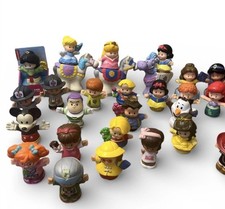 Lot Of Fisher Price Little People Mixed Figures Disney Princesses Horses 31 Pc