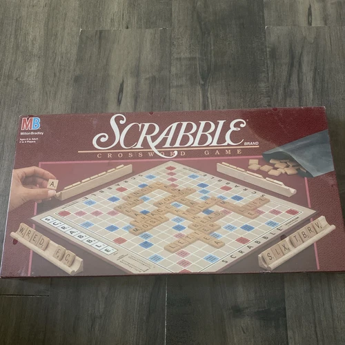 Brand New Vintage 1989 Scrabble Crossword Board Game Milton Bradley