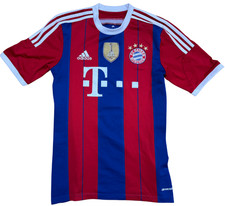 FC Bayern München Trikot Gr. S 2014/15 Heim Adidas FCB 14/15 blau rot
