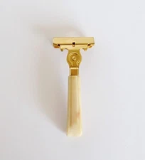 Vintage Schick Eversharp Injector Safety Razor USA Brass Head Bakelite Handle...