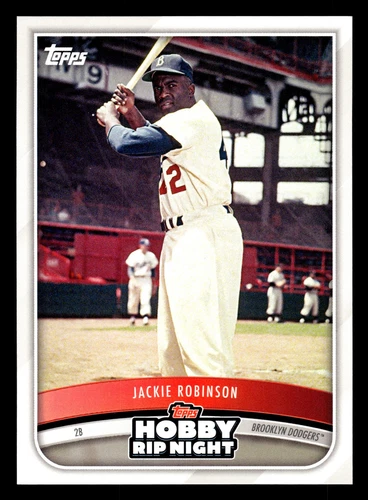 Jackie Robinson 2025 Topps Hobby Rip Night #8 Brooklyn Dodgers