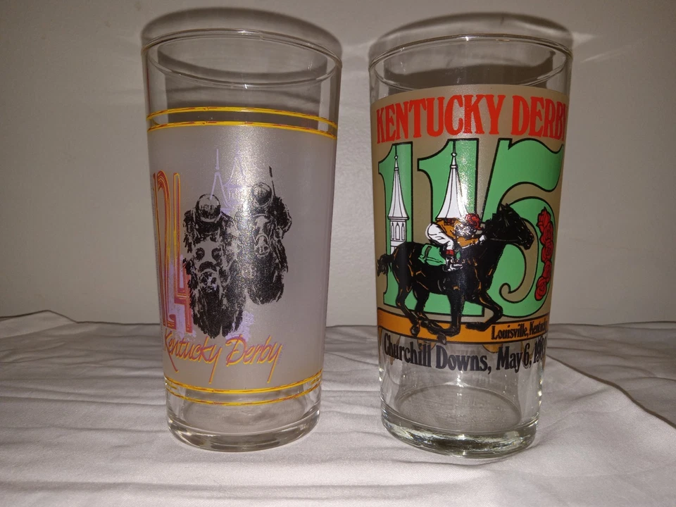 Juego de 5 vasos de julep Kentucky Derby Churchill Downs como nuevos Foto 3 de 4