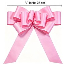 2 New Giant Light Pink Bows Baby Shower Breast Cancer Gift Birthday 30 Inch