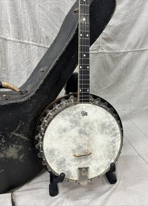 Vintage Vega Style N Tenor Banjo #81562 W/original Hard Case 1920’s USA. ML