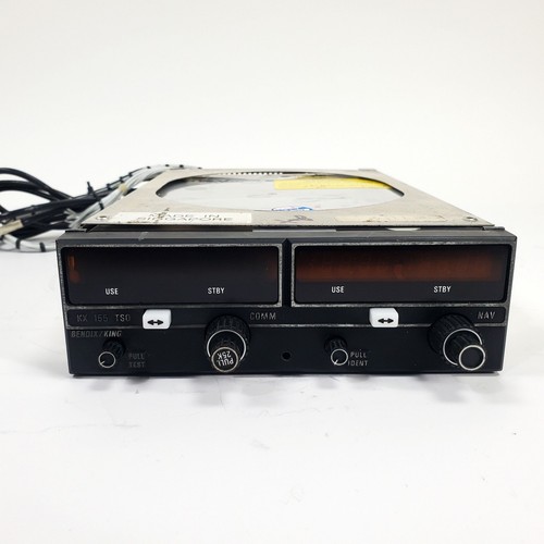 King KX-155 14V P/N: 069-1024-42 w/ Glideslope, Tray/Connectors & Fresh 8130