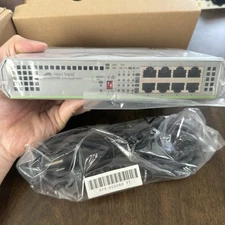 Allied Telesis Port Gigabit Switch AT-GS910/8 100-240V AC  50/60Hz 0,20A