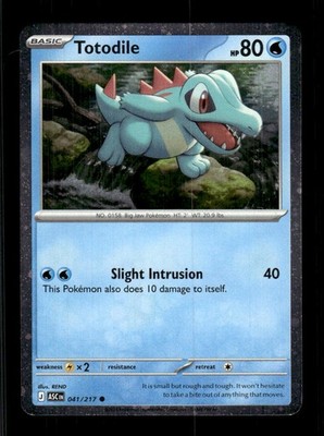 Totodile (Cosmos Holo) 041/217 Common Miscellaneous Cards & Products Pokemon LP
