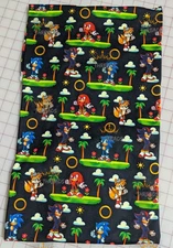 Sonic Tails Knuckles Shadow Custom Print 1 Yard Fabric Seamless Design App 59x36