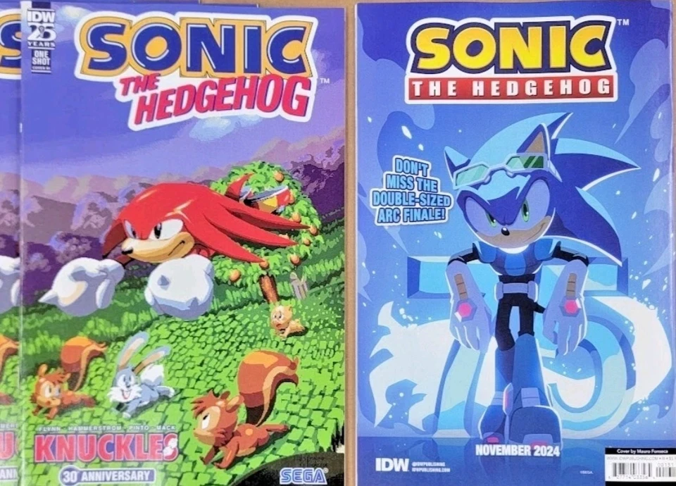 批量 20 张 SONIC THE HEDGEHOG One Shot CVR RI KNUCKLES 30 周年纪念 — 第 2/2 张图片
