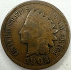 1902 Indian Head Cent Exact Coin Imaged #IND2216