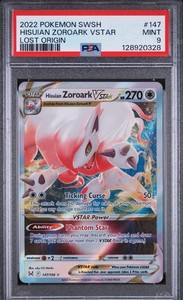 2023 Pokemon Hisuian Zoroark Vstar Crown Zenith Gg56/gg70 Psa 9