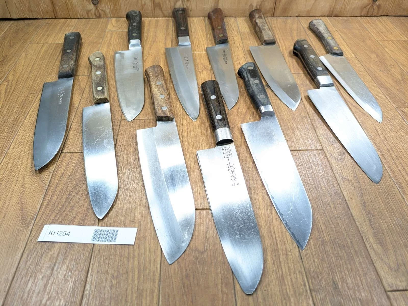 Damaged Lot of Japanese Chef's Kitchen Knives hocho set from Japan KH254