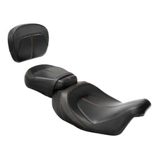 Driver Passenger Seat Rear Pad Fit For Harley Electra Road Glide 2009-2023 15 16