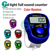 10PCS LCD Electronic Digital Finger Hand Held Tally Counter Ring Digital Clicker
