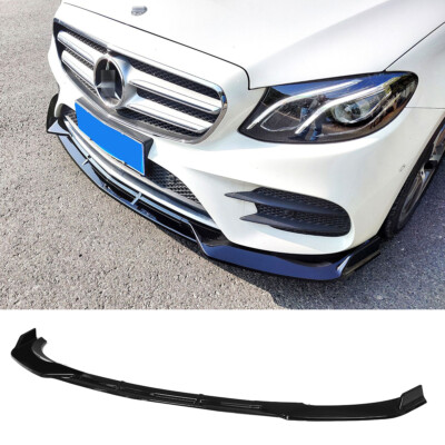 Diffusor Frontlippe Frontspoiler Schwarz für Mercedes-Benz E-Class W213 2016-20