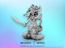 Medusa 32mm 28mm DnD Mini Resin Dungeons and Dragons