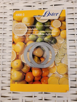 OSTER BLENDER SEALING RINGS #4900-3 LOT OF 2 NEW IN PACKAGE