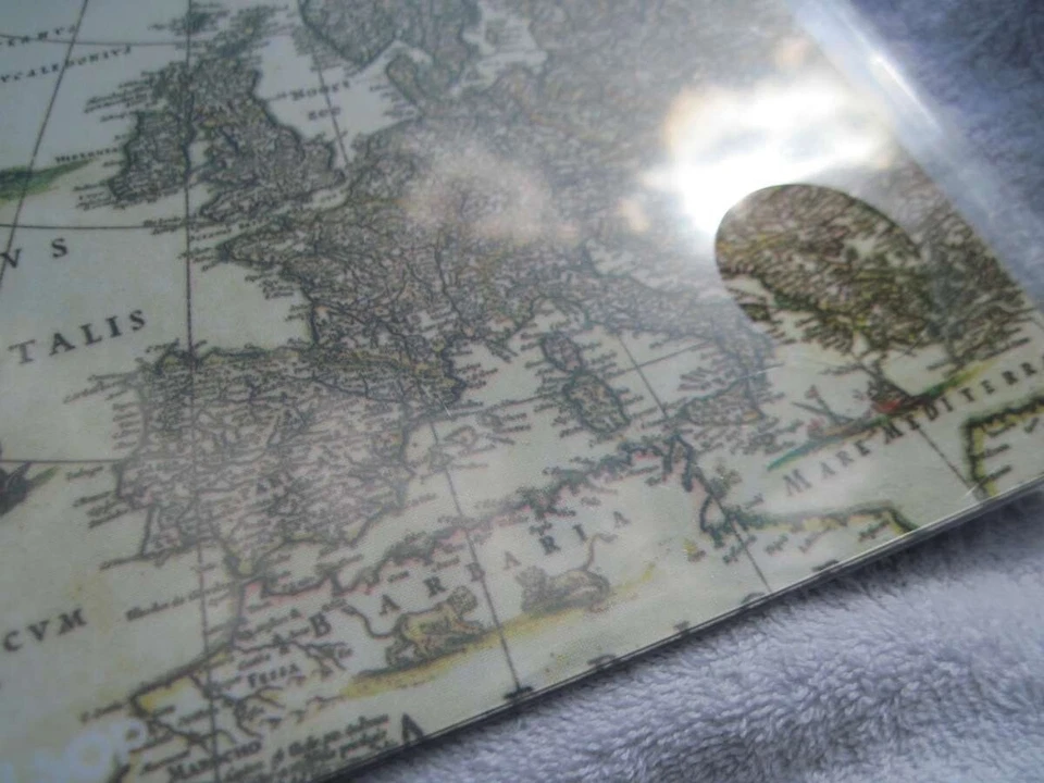 Allsop Europe Vintage Map Mousepad Art Optical Rollerball Mice 2007 Office 28606 - Image 2 of 4