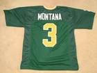 UNSIGNED CUSTOM Sewn Stitched Joe Montana Notre Dame Irish Jersey - M to 3XL