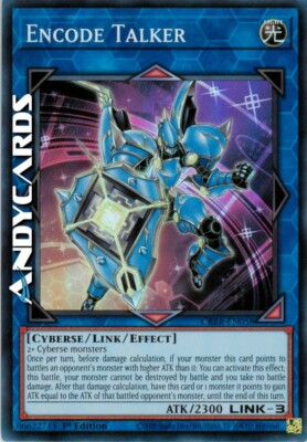 ENCODE TALKER (Transmitter Encoder) Super R   CRBR EN058   1Ed   Yugioh!