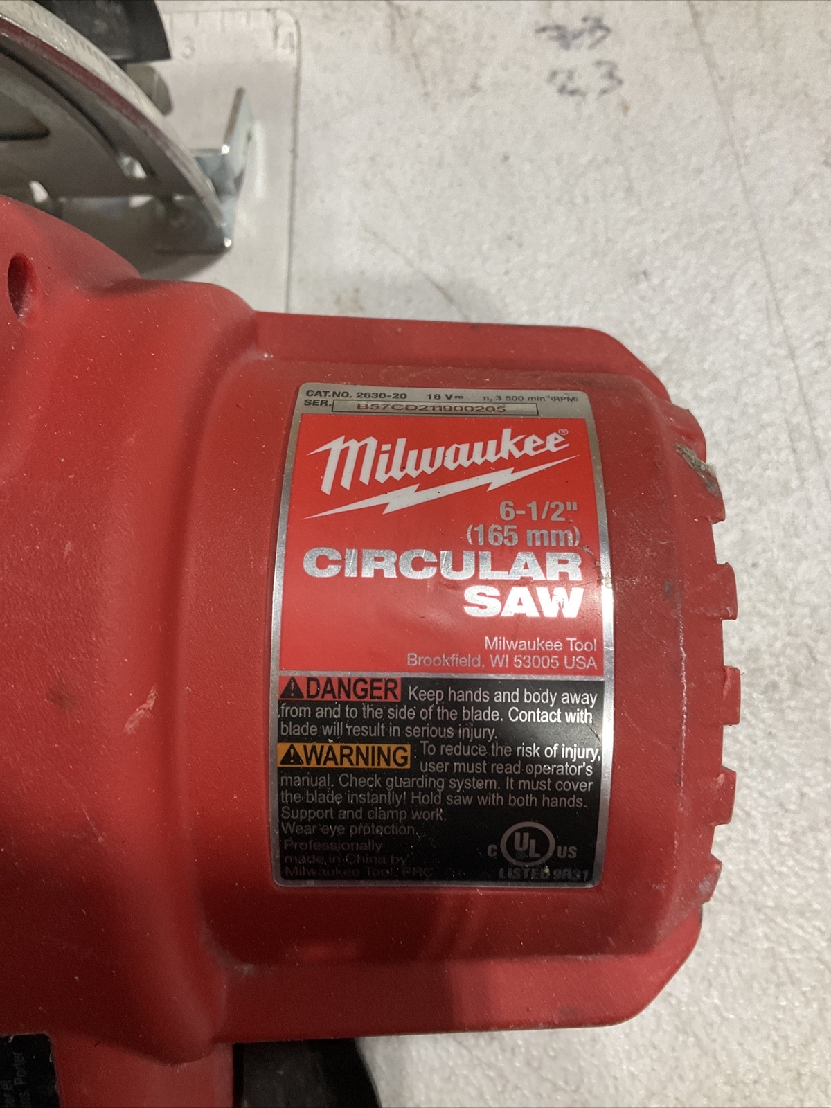FOR PARTS Milwaukee M18 Circular Saw (263020) 349361294377 eBay