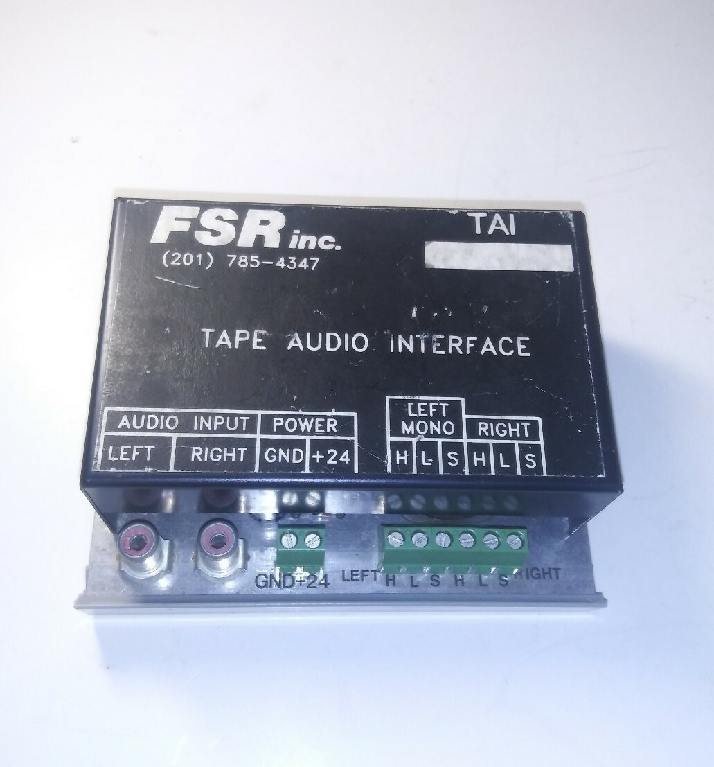 FSR Inc. Tape Audio Interface | eBay