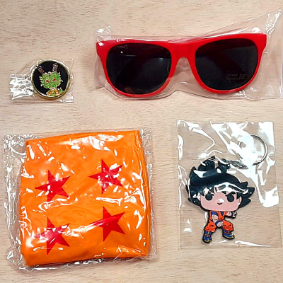 Funko Dragonball Z Goku Keychain Roshi Glasses Shenron Pin Inflatable ...