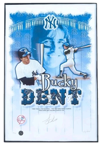 Bucky Dent New York Yankees Original Sports Autographed Items