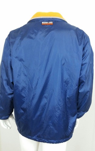 Muskoka Lakes Performance Jacket Mens Size L/G Blue Orange Rain Cold Outdoors - Picture 3 of 11