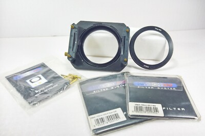 Formatt Hitech 100mm filter holder with 77mm lens adapter & Hitech 100mm filters