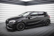 Street Pro Seitenschweller Leisten + Flaps passend für Mercedes A AMG-Line W176 Street Pro Seitenschweller Leisten + Flaps passend für Mercedes A AMG-Line W176