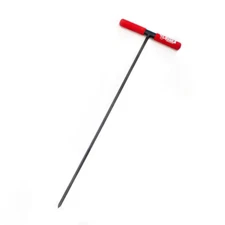 Soil Probe Garden Tool 36 In. with Steel T Style Handle & Sharpened Tip Durable