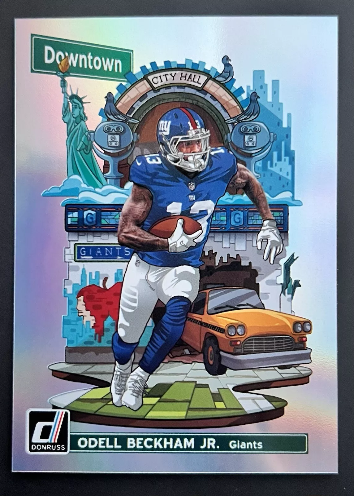 2018 Panini Donruss Odell Beckham Jr. Downtown SSP #DT-2