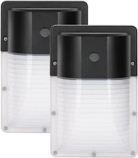 LED Wall Pack Light with Photocell, Dusk to Dawn Outdoor Security Ligh