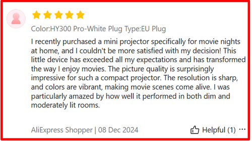 MAGCUBIC PROJECTOR HY300 ANDROID 11 260ANSI BLUETOOTH USB-Lowest Magcubic price! - Picture 16 of 18