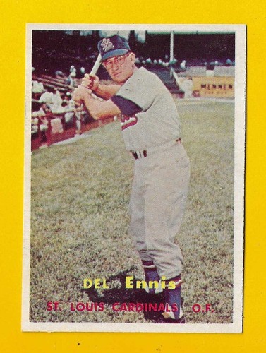 66341 1957 Topps #260 Del Ennis CARDINALS NICE! NM