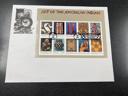 FDC 3873 Art of the American Indian First Day Of Issue On ArtCraft Cover