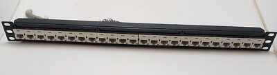 Ortronics Black Patch Panel 24 Ports High Density OR-808045666 