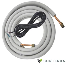 Cooper & Hunter Mini Split Line Set 16 foot fitting 9000 BTU 1/4" x 3/8"