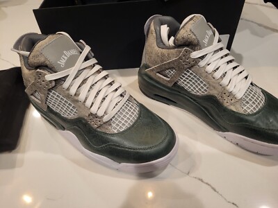 Size 7 - Jordan 4 x The Shoe Surgeon x Jack Daniel's Cave Spring