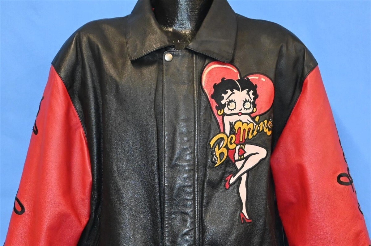 american toons betty boop ヴィンテージ ジャケット vintage 90s BETTY BOOP AMERICAN TOONS EXCELLED ZIP UP