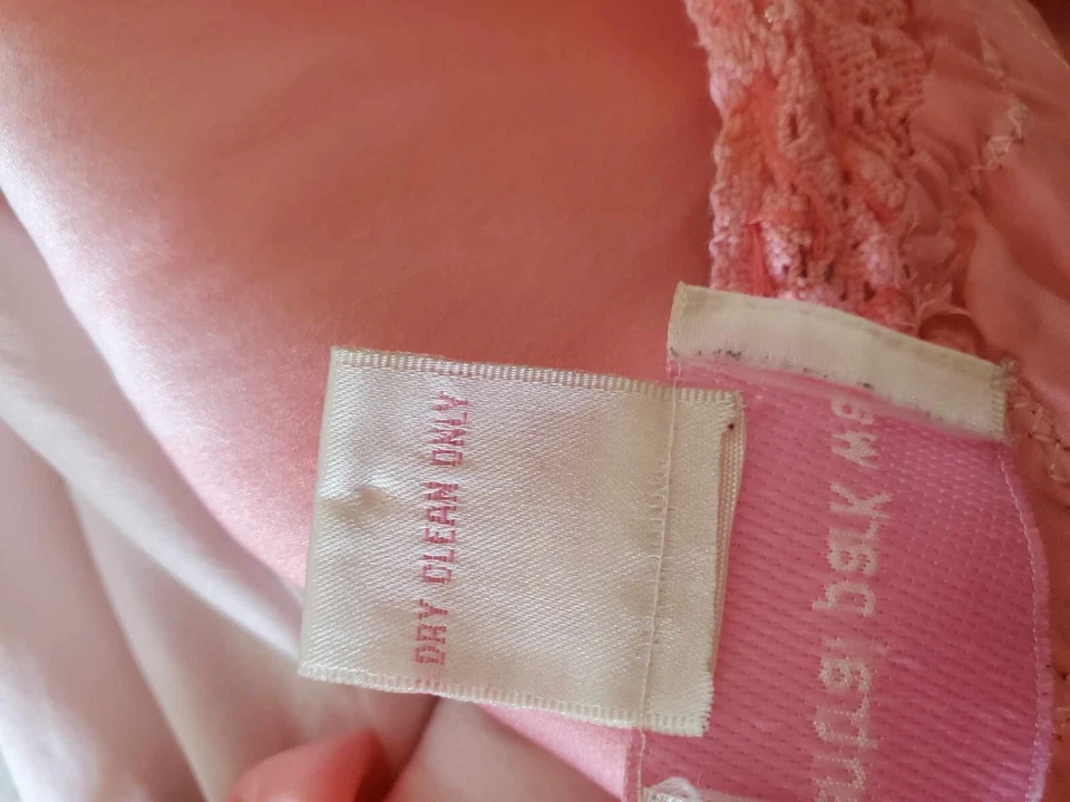 Central Park West Cami Top Mediano Ombre 100% Seda Bebé Muñeca Retro Y2K Coqueta Foto 3 de 4