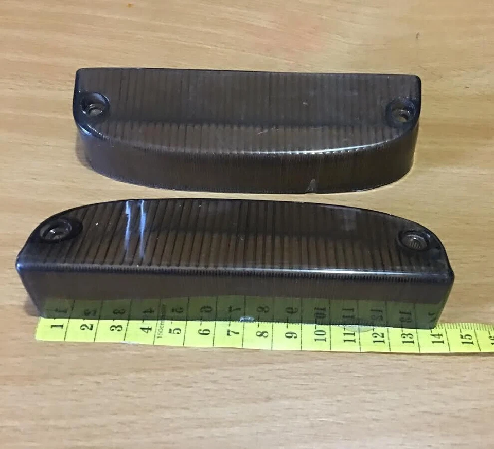 Juego de lentes de señal de giro delantera par oscuro Chevrolet Chevette 1973-1982 Kadett Foto 2 de 4