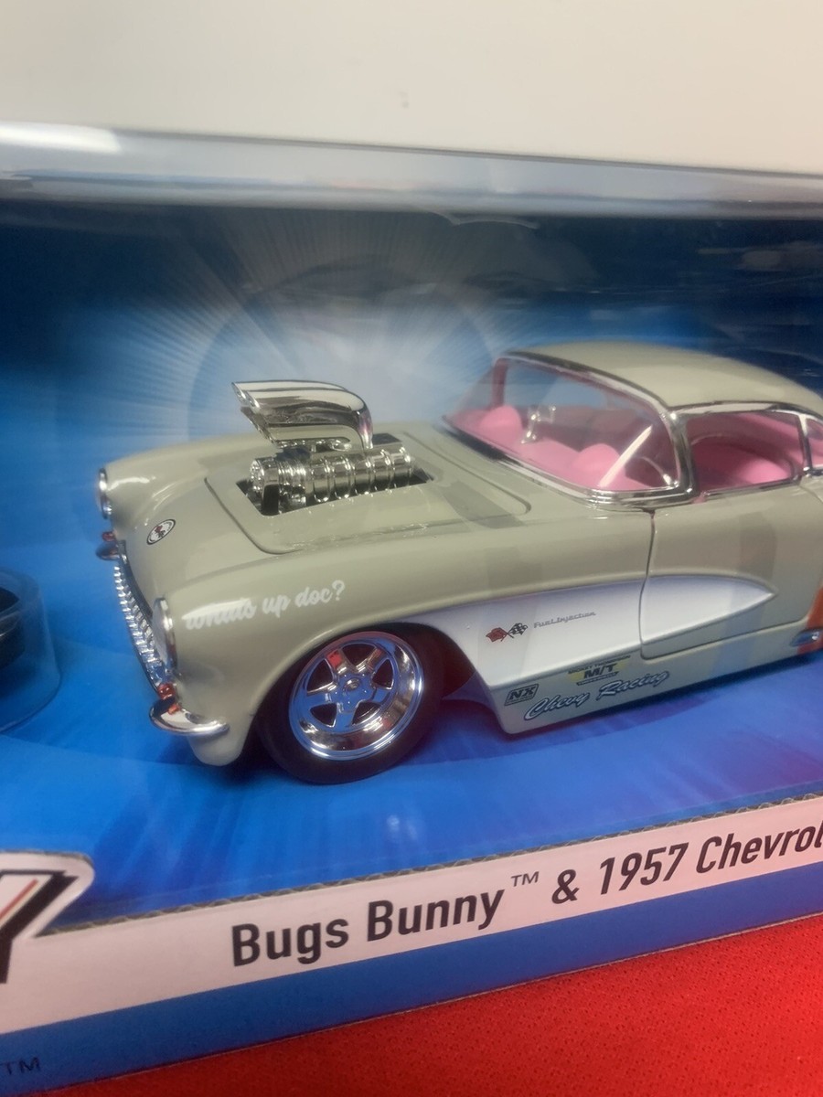 ミニカー 1:24 LOONEY TUNES 1957 CHEVY CORVETTE 32390-JADA-HWR-Looney-Tunes-