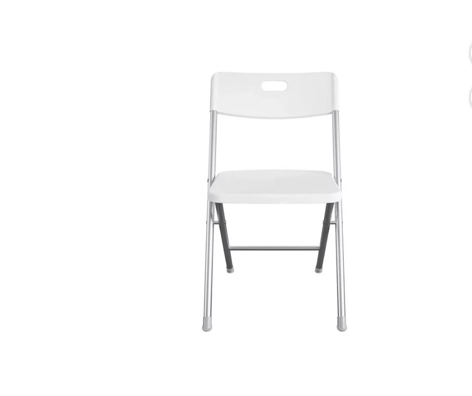 Assento e cadeira dobrável traseira de resina Mainstays, branca - Imagem 4 de 4