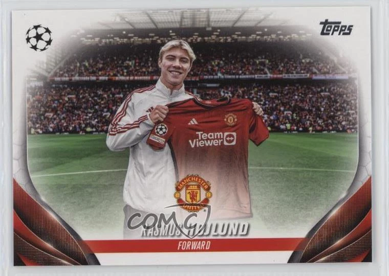 2023-24 Topps UEFA Club Competitions - Image Variation #131 Rasmus Hojlund