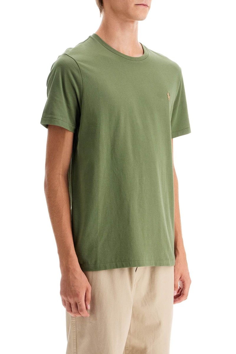 【POLO RALPH LAUREN】ミリタリーグリーン Tシャツ T-shirt POLO RALPH LAUREN Men Tg. XL 710671438389 389 GREEN