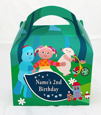 In the Night Garden Children's Personalised Party Boxes Favour