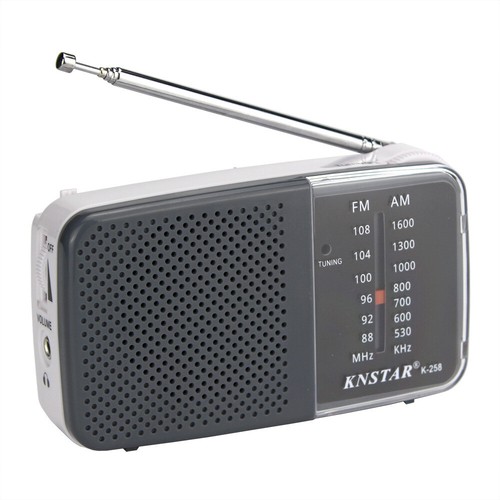Radio AM/FM con Altavoz Radio Alimentada por Batería Pequeña Radio para Correr Ciclismo - Imagen 18 de 18